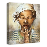 Woman Praying 16" x 20" Canvas Wall Art