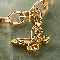 Charmalong™ 14K Gold Plated Butterfly Charm by Bead Landing™