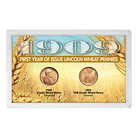 1909 and 1909 VDB “First-Year of Issue" Lincoln Wheat-Ear Pennies