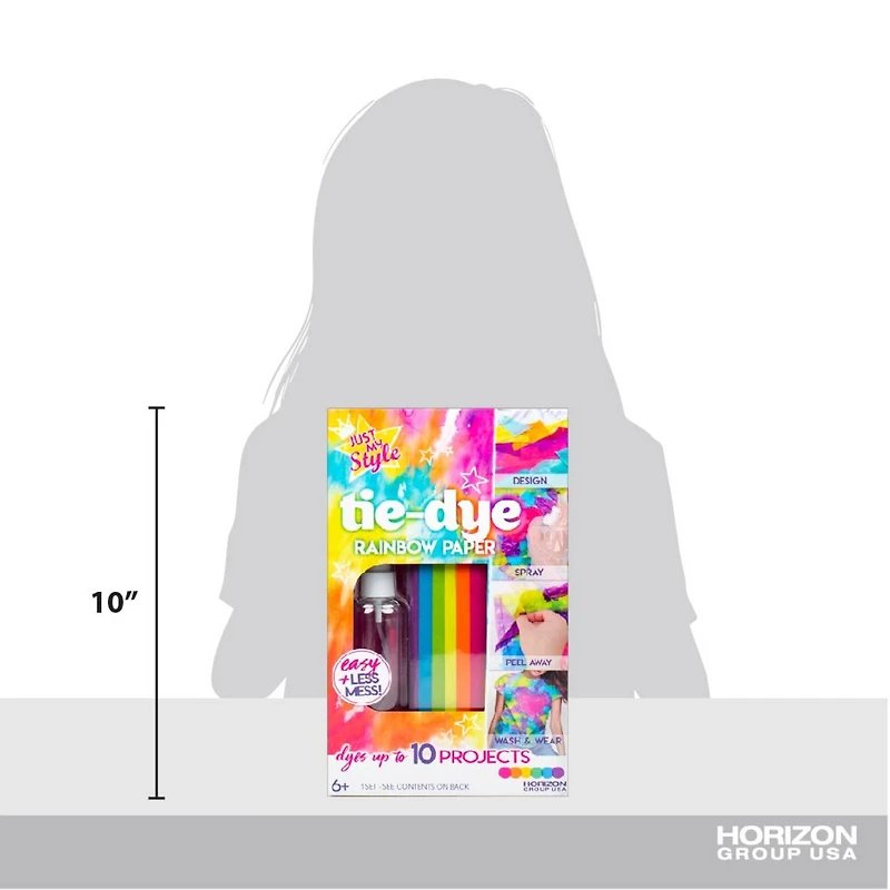 Horizon Just My Style Tie Dye Rainbow Paper