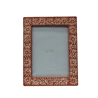 5" x 7" Terra Cotta Flowers Tabletop Frame, Treasured Finds by Ashland®