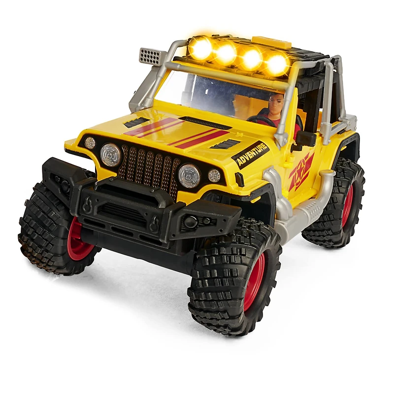 Dickie Toys Light & Sound Jeep® Adventure Playset