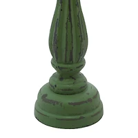 Green Wood Traditional Candle Holder Set, 3ct. 