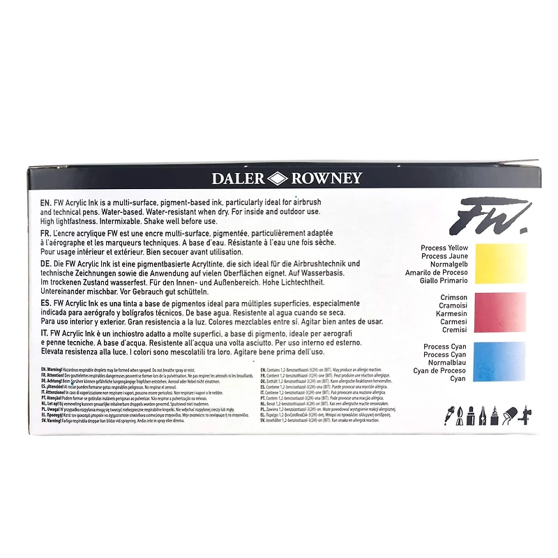 Daler-Rowney FW Acrylic Ink Starter Set