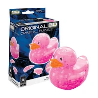 3D Crystal Puzzle - Rubber Duck (Pink)