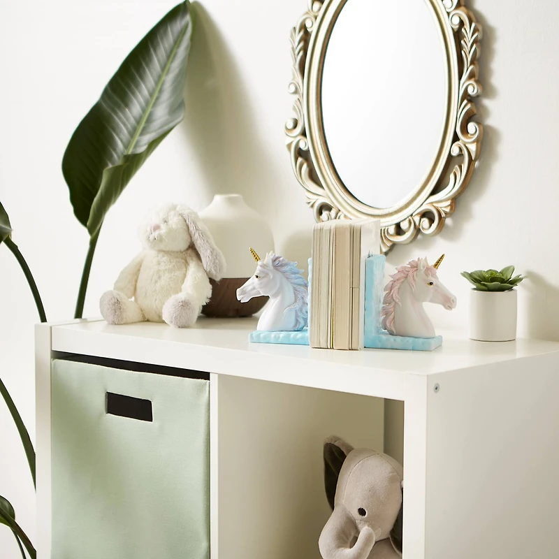 Magical Unicorn Bookends 8" x 3" x 5