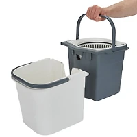Kitchen Details 360 Deluxe Self-Wringing Mop with Detachable Bucket