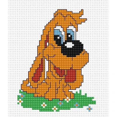 Luca-s Puppy Counted Cross Stitch Kit