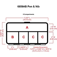 ArtBin® Pen & Nib Box