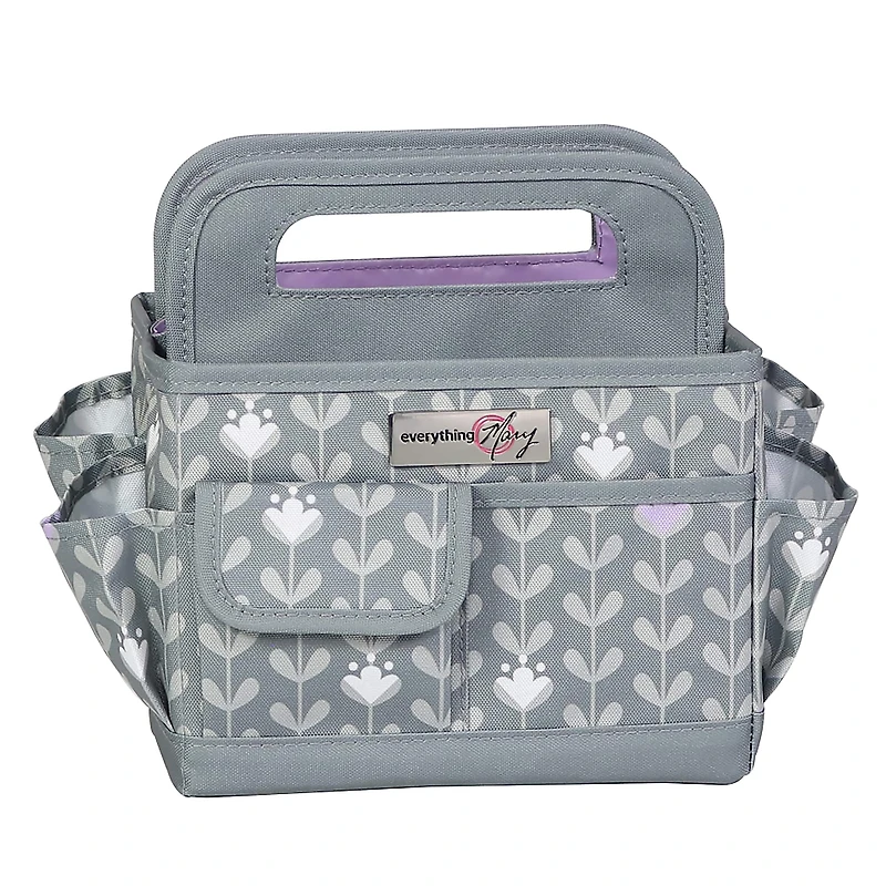 Everything Mary Purple & Gray Craft Caddy