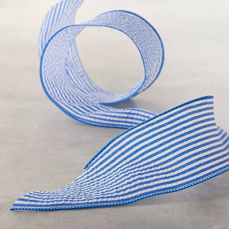 2.5" x 3yd. Wired Seersucker Ribbon by Celebrate It™ Classic