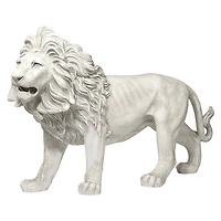 Design Toscano 25" Regal Lion Sentinel of Grisham Manor Statue with Right Foot Forward