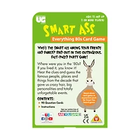 Smart Ass Everything 80s Card Game