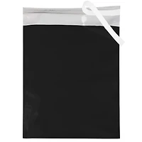 JAM Paper 9" x 12" Black Foil Open End Envelopes, 25ct.