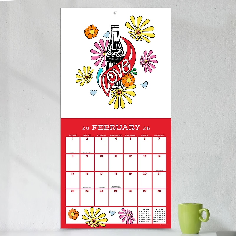2026 Coke: Harmony Wall Calendar
