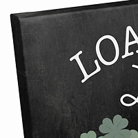 Loads Of Luck Plaid Truck 11" x 14" Canvas Wall Art