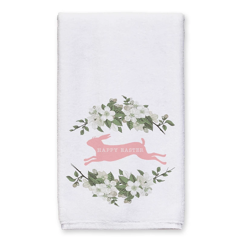 Pink Rabbit Tea Towel - Set of 2