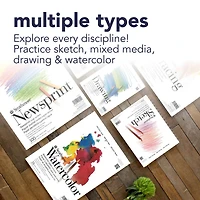 Strathmore® 200 Series 9" x 12" Canvas Paper Pad