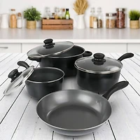 Gibson Home® Armada 7-Piece Carbon Steel Cookware Set