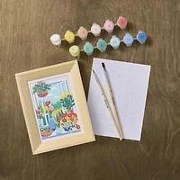Window Scene Paint-by-Number Framed Mini Kit by Artist's Loft®
