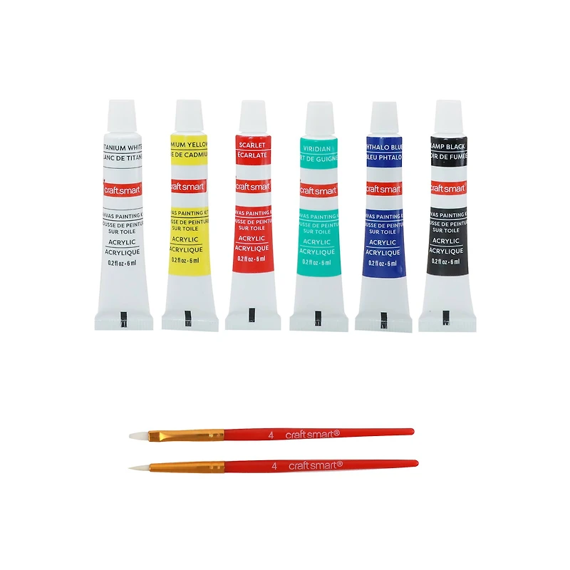 Cactus Mini Canvas Painting Kit by Craft Smart®