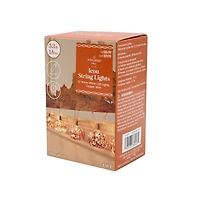 10ct. Warm White LED Pumpkin Icon String Lights by Ashland®