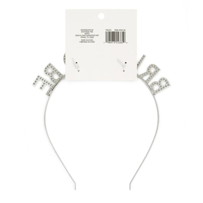 Silver Bride to Be Headband by Celebrate It™