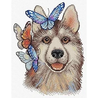 MP Studia Husky Cross Stitch Kit