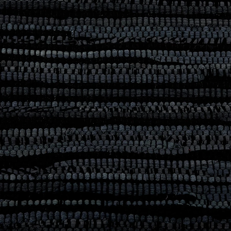 DII® Multi Black Rag Rug