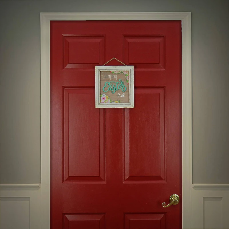 10" Happy Easter Y’all Wall Sign