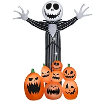 9ft. Airblown® Inflatable Halloween Jack Skellington with Jack-O'-Lanterns