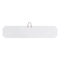 8 Pack: 18" Whitewashed Wood Rectangle Plaque by Make Market®