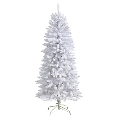 5ft. Unlit Slim White Artificial Christmas Tree