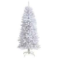 5ft. Unlit Slim White Artificial Christmas Tree