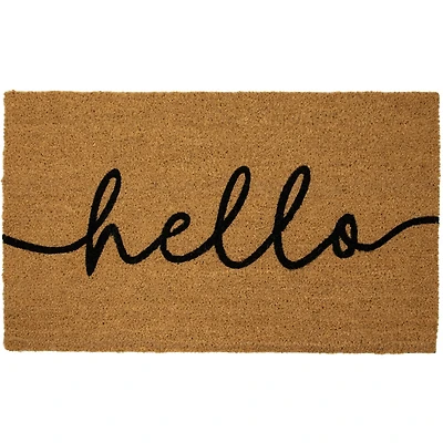 Natural Hello Doormat