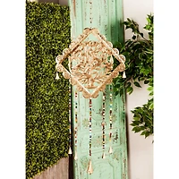 29" Gold Metal Tree Eclectic Windchime