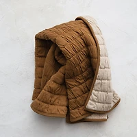 Hello Honey® Brown Reversible Quilted Baby Blanket
