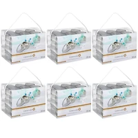 6 Packs: 30 ct. (180 total) Occasions Tin Heart-Shaped Favor Boxes by Celebrate It™