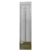 10" Flickering LED Wax Taper Candles