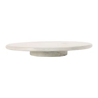 Hello Honey® 14" White Marble Lazy Susan