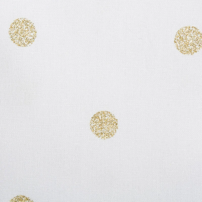 DII® White & Gold Metallic Polka Dot Napkin, 4ct.