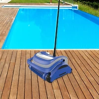 Blue Dual Motor Automatic Wall Climbing Robotic Swimming Pool Cleaner