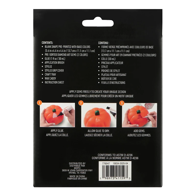 5.5" Crystal Ball Light-Up 3D Diamond Art Kit by Make Market®