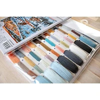 Luca-S Snowy Cabin Counted Cross Stitch Kit