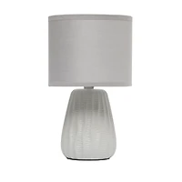 Simple Designs 11" Mini Ceramic Pastel Table Lamp