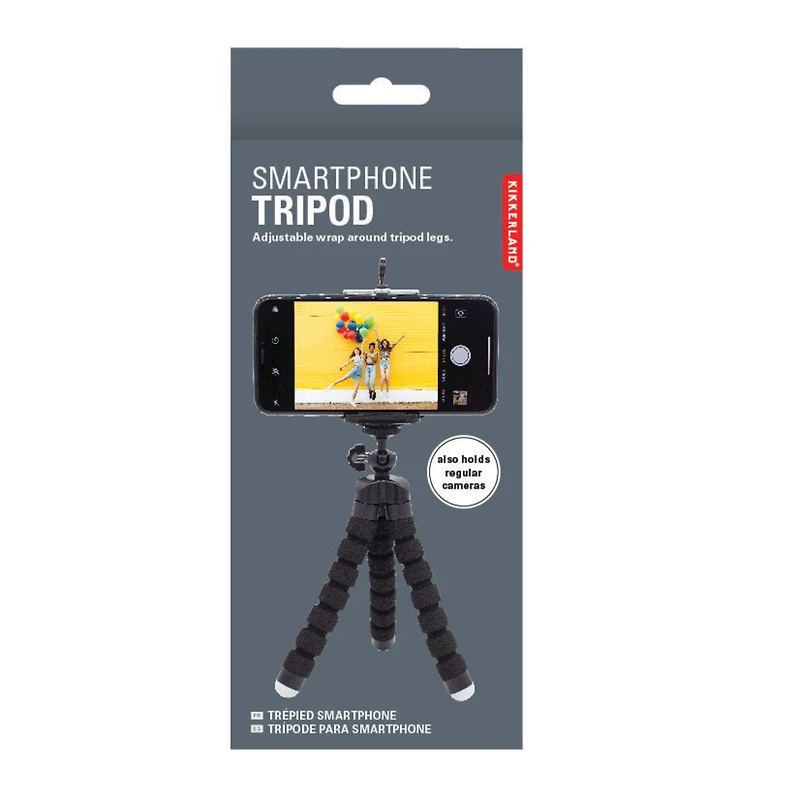 Kikkerland® Adjustable Smartphone Tripod