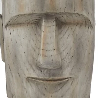 The Novogratz Brown Contemporary Planter, 13" x 14" x 18"