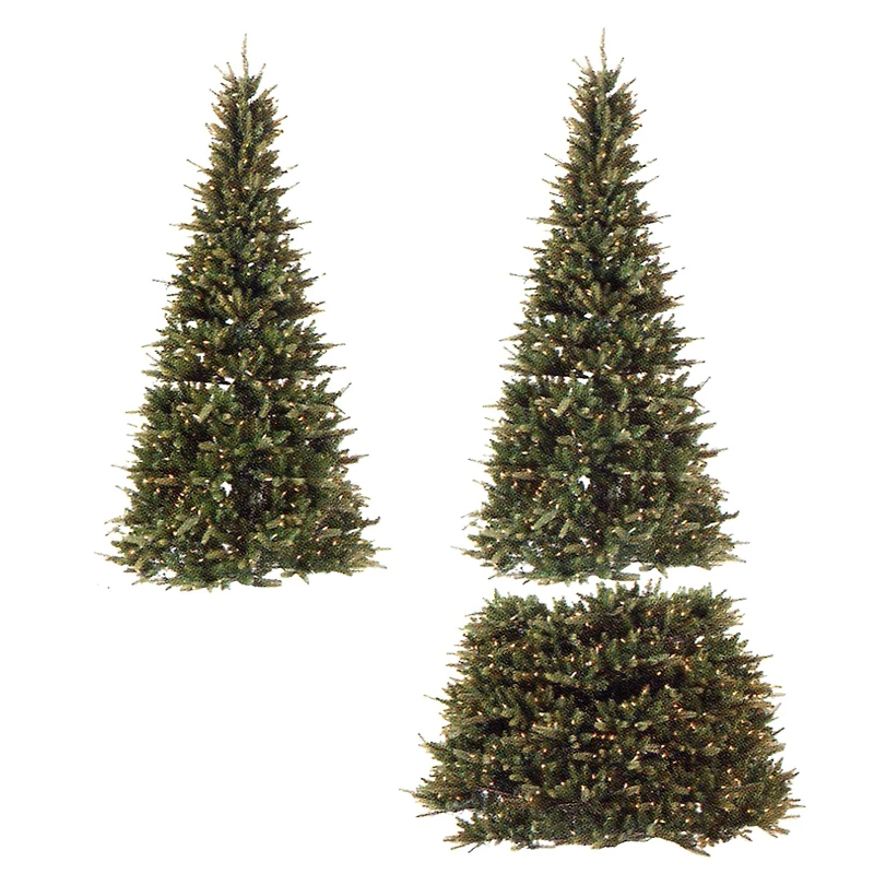 7.5ft. Pre-Lit Adjustable Artificial Christmas Tree, Clear Lights
