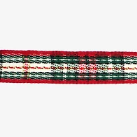 3/8" x 12ft. Green Plaid Ribbon by Celebrate It® Christmas