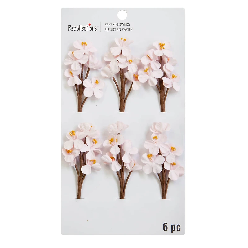 Paper Cherry Blossom Embellishments by Recollections™